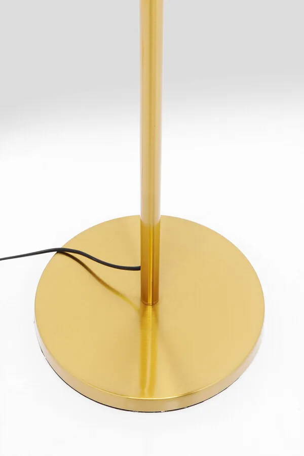 Lampa podłogowa GOBLET BALL - mosiądz