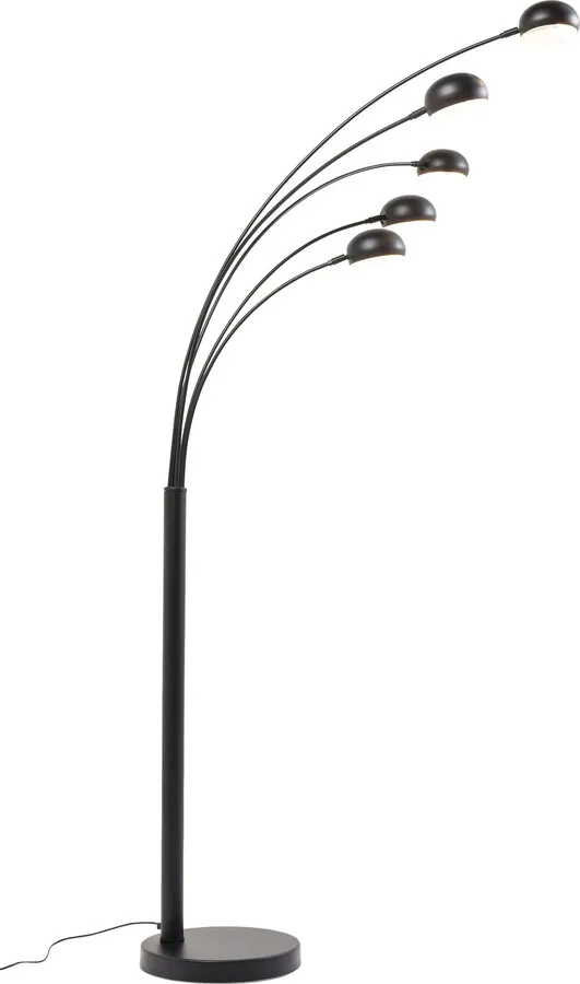 Lampa podłogowa FIVE FINGERS - czarny mat