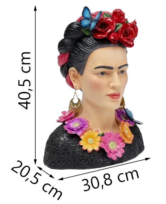 Figurka dekoracyjna STYLE MUSE FLOWERS - multikolor