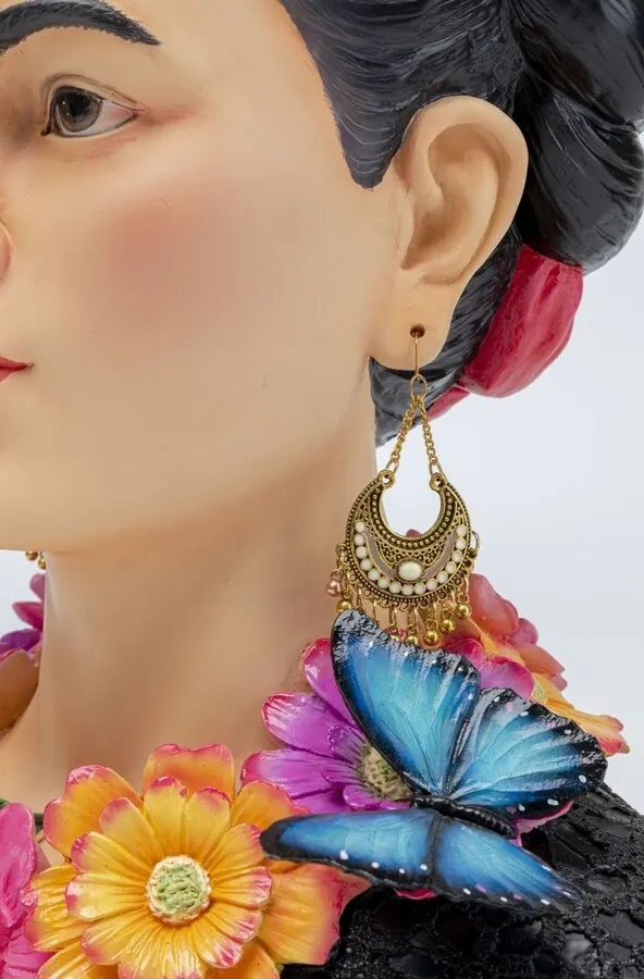 Figurka dekoracyjna STYLE MUSE FLOWERS - multikolor