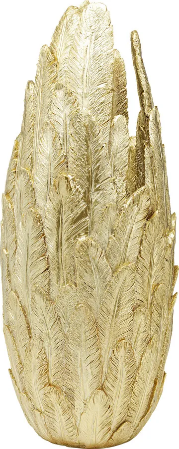 Wazon dekoracyjny FEATHERS 80 - złoty