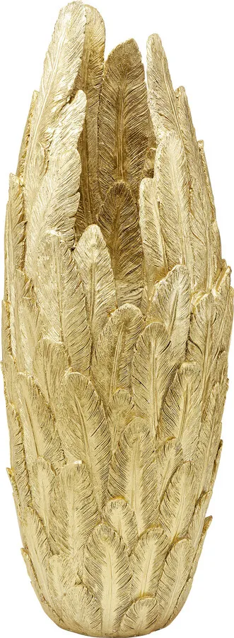 Wazon dekoracyjny FEATHERS 80 - złoty