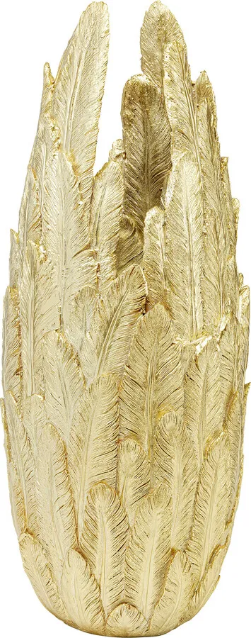 Wazon dekoracyjny FEATHERS 80 - złoty