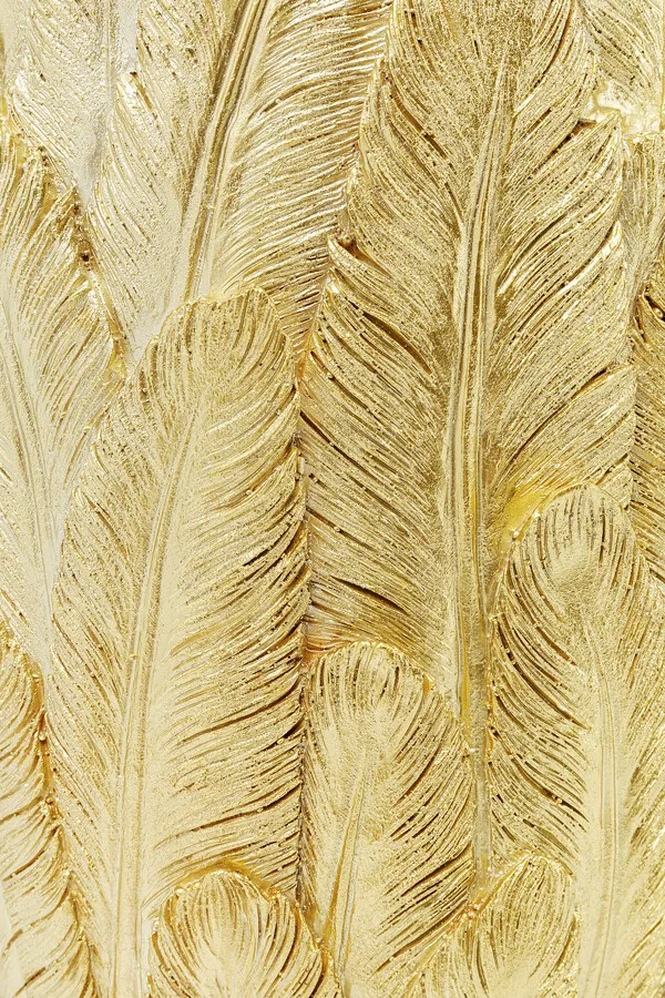 Wazon dekoracyjny FEATHERS 80 - złoty
