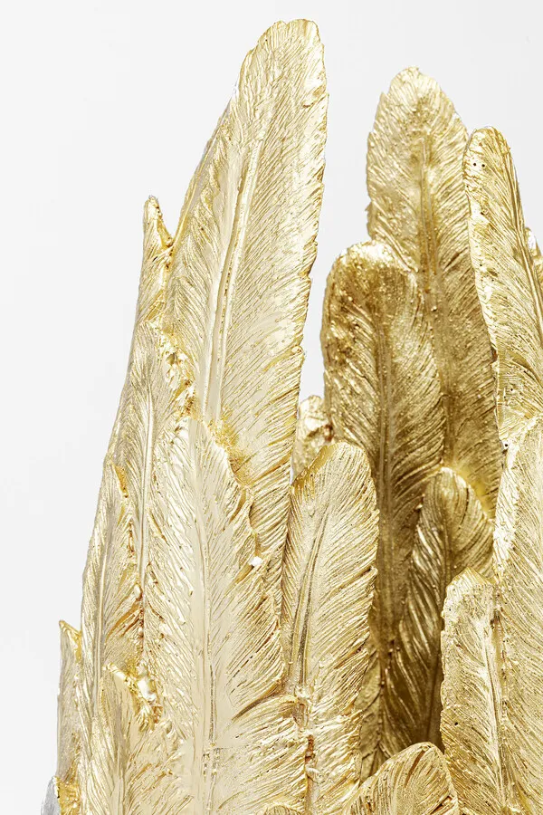 Wazon dekoracyjny FEATHERS 80 - złoty