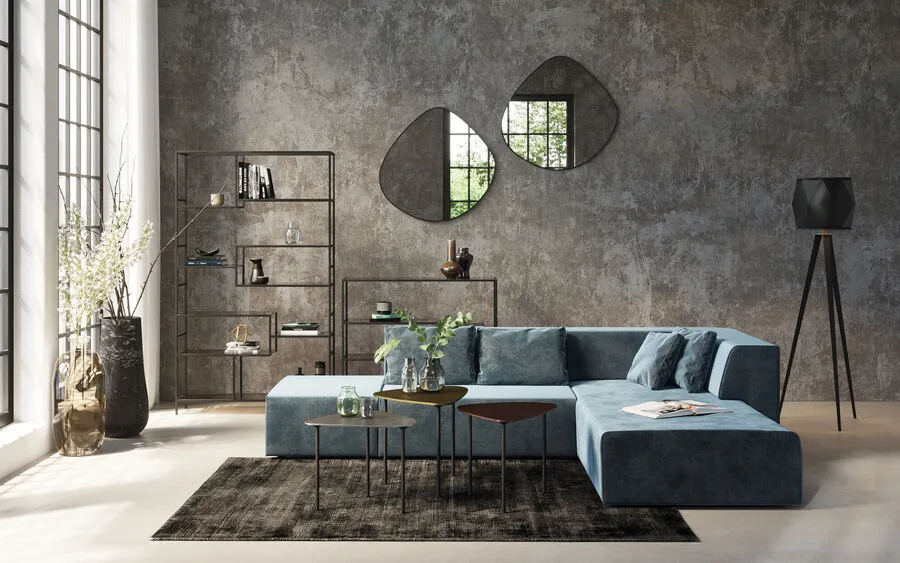 Dywan z wiskozy COSY ROCK 240x170 - antracyt