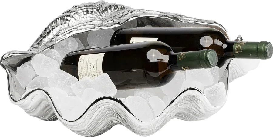 Cooler aluminiowy SHELL - srebrny