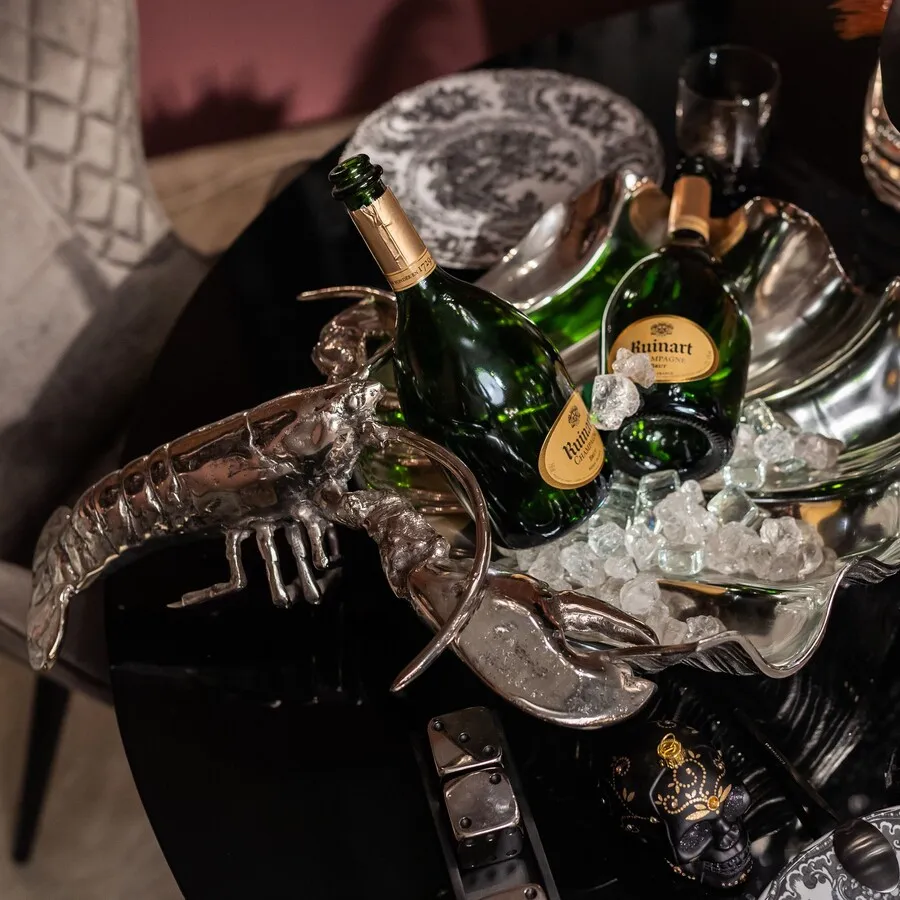 Cooler aluminiowy LOBSTER - srebrny