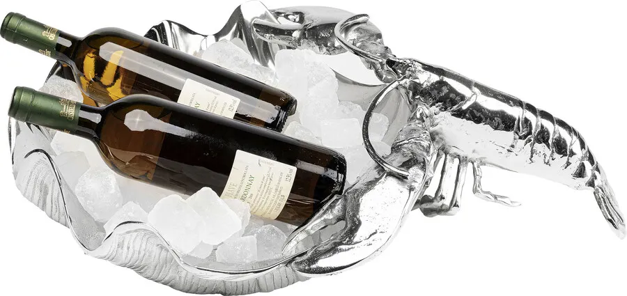 Cooler aluminiowy LOBSTER - srebrny