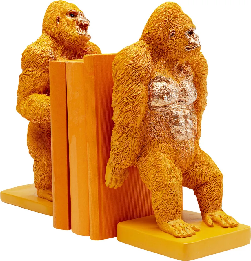 Podpórki na książki GORILLA - pomarańczowy
