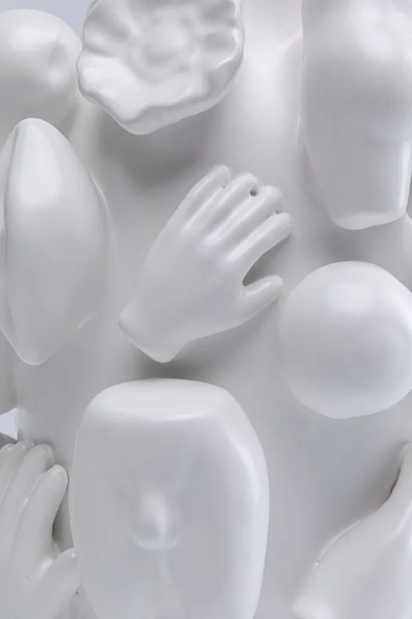 Wazon dekoracyjny BODY PARTS 25 - biały