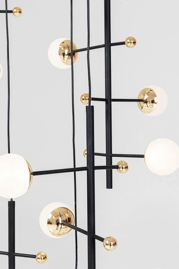 Lampa wisząca TRAPEZ 280 - czarny
