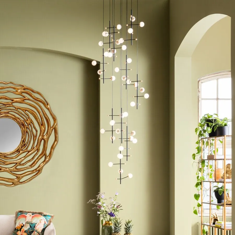 Lampa wisząca TRAPEZ 280 - czarny