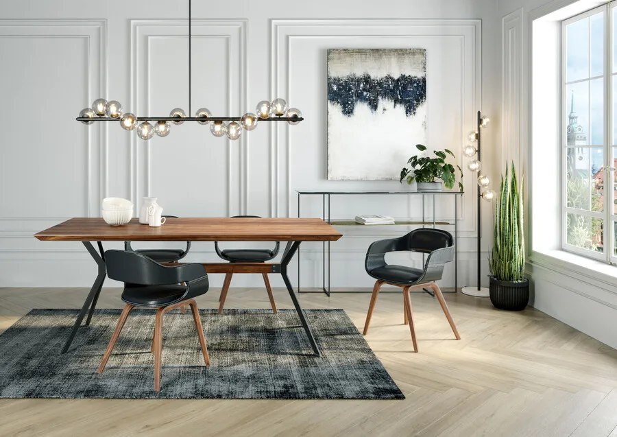 Dywan z wiskozy COSY ROCK 300x200 - antracyt