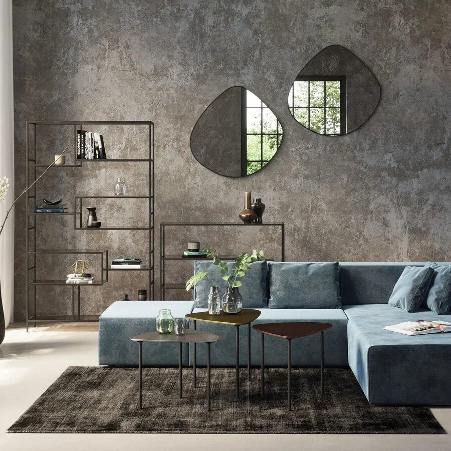 Dywan z wiskozy COSY ROCK 300x200 - antracyt
