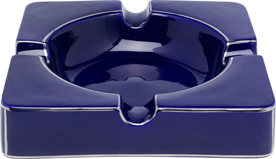 Popielniczka porcelanowa SYMMETRIC - granatowy