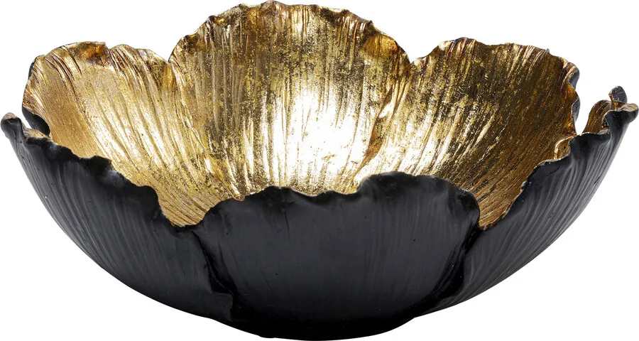 Misa dekoracyjna FLOWER BLOOM 25 - czarny/złoty