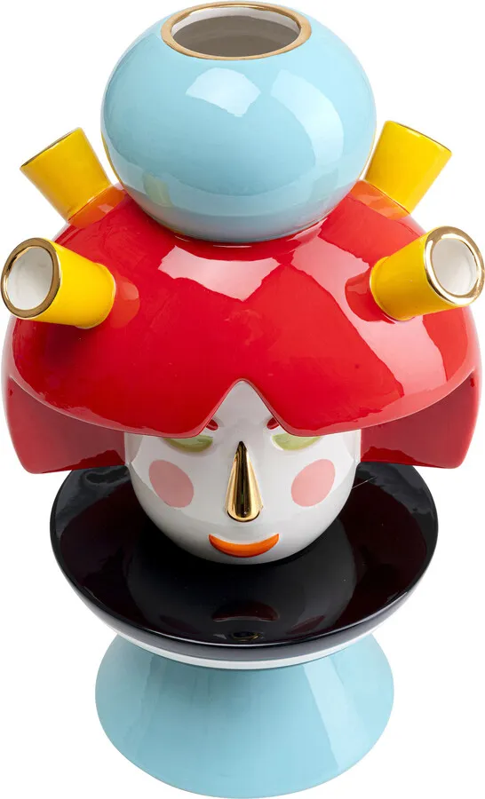 Wazon dekoracyjny PUPPET GIRL 36 - multikolor