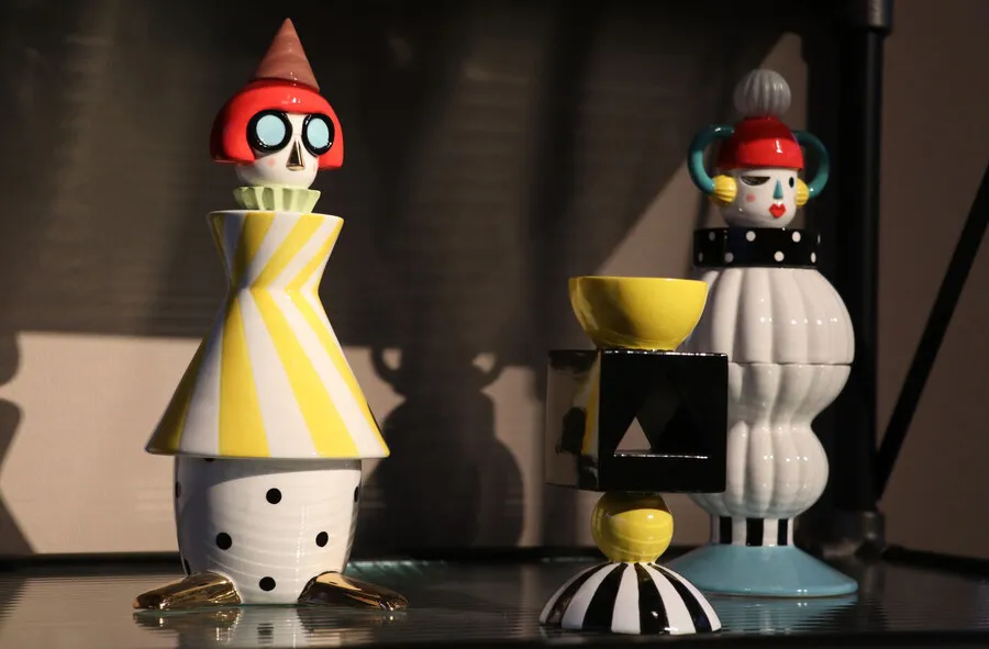 Pojemnik dekoracyjny PUPPET - multikolor