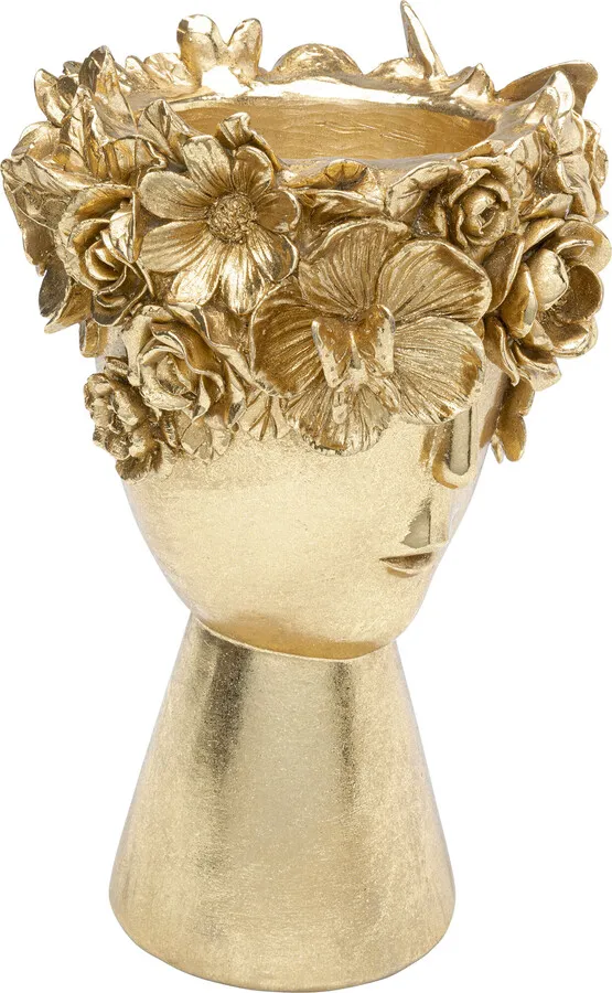 Wazon dekoracyjny FLOWERCROWN 20 - złoty