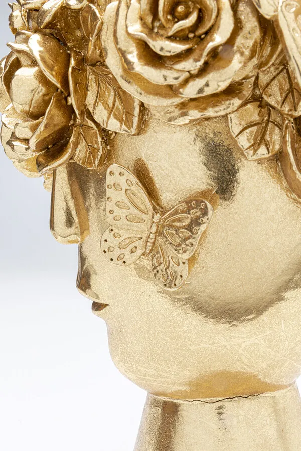 Wazon dekoracyjny FLOWERCROWN 20 - złoty