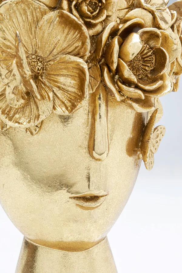 Wazon dekoracyjny FLOWERCROWN 20 - złoty