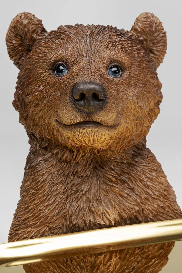 Figurka dekoracyjna z tacką BUTLER STANDING BEAR 35