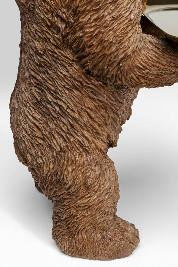 Figurka dekoracyjna z tacką BUTLER STANDING BEAR 35