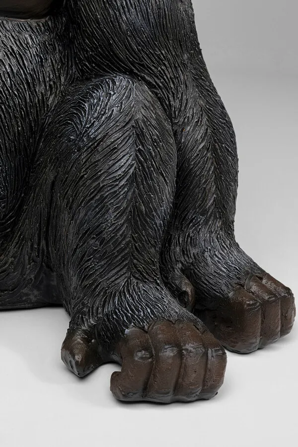 Stojak na papier toaletowy SITTING MONKEY GORILLA - czarny