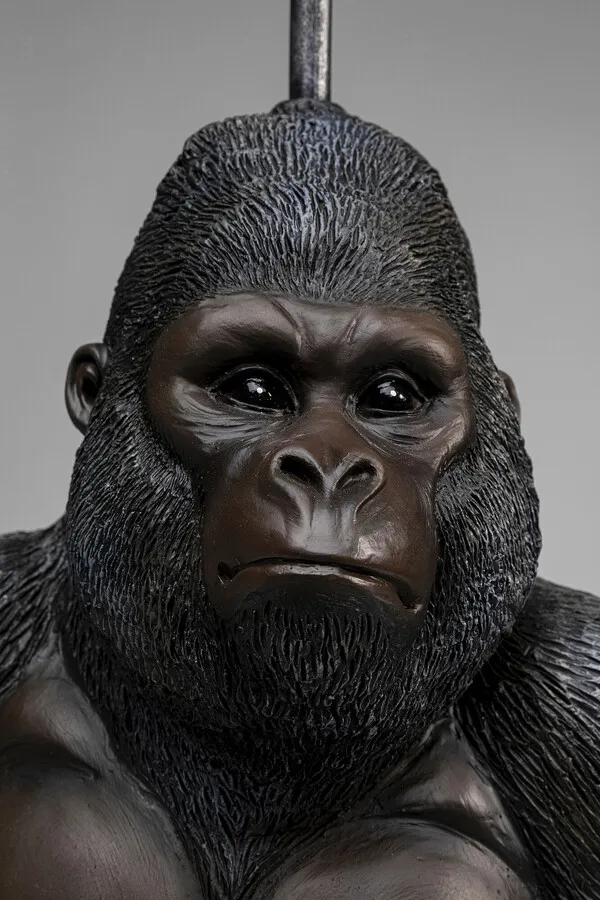Stojak na papier toaletowy SITTING MONKEY GORILLA - czarny