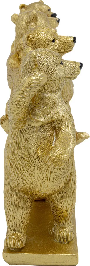 Figurka dekoracyjna TIPSY DANCING BEARS - złoty