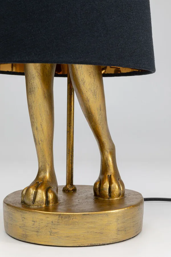 Lampa stołowa ANIMAL RABBIT 68 - złoty/czarny