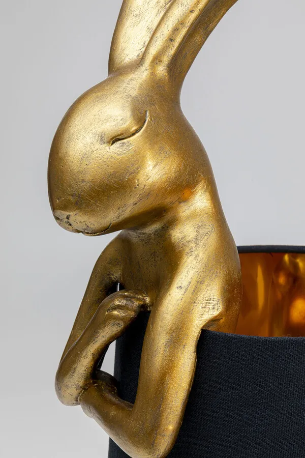 Lampa stołowa ANIMAL RABBIT 68 - złoty/czarny