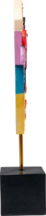 Figurka dekoracyjna ABSTRACT FACE MULTICOLOUR