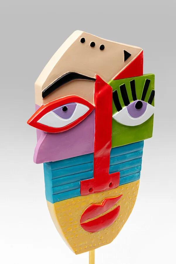 Figurka dekoracyjna ABSTRACT FACE MULTICOLOUR