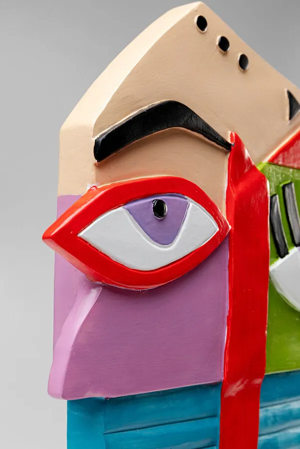 Figurka dekoracyjna ABSTRACT FACE MULTICOLOUR