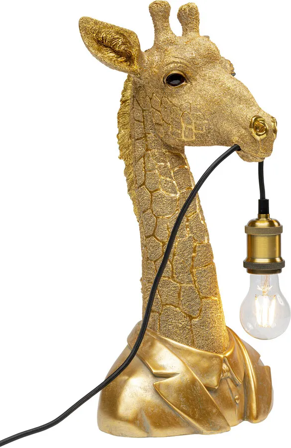 Lampa stołowa ANIMAL GIRAFFE - złoty