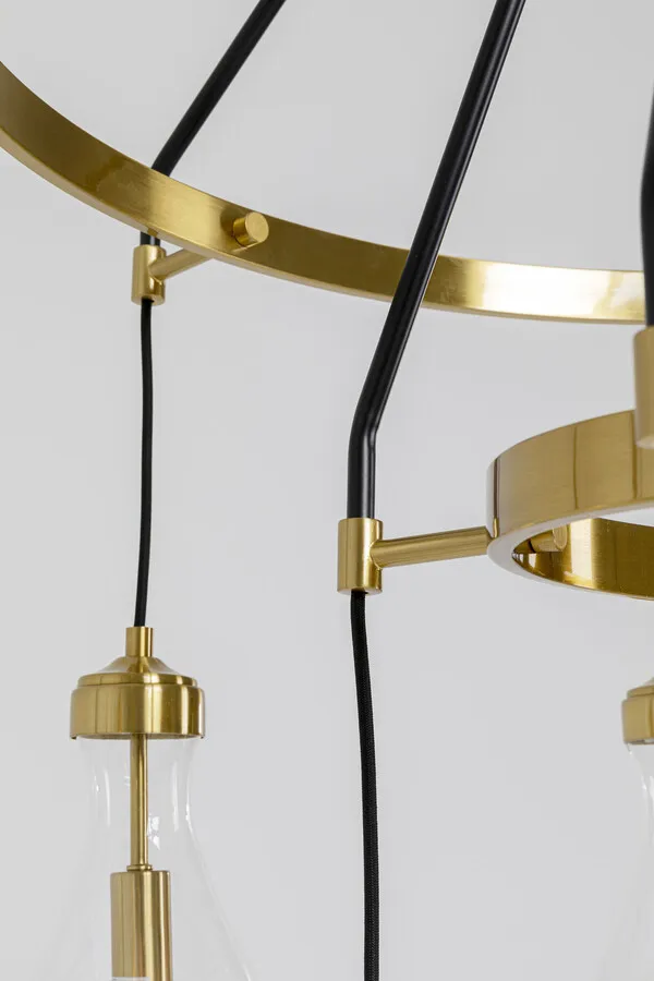 Lampa wisząca BELL HIGHLIGHT - złoty/czarny