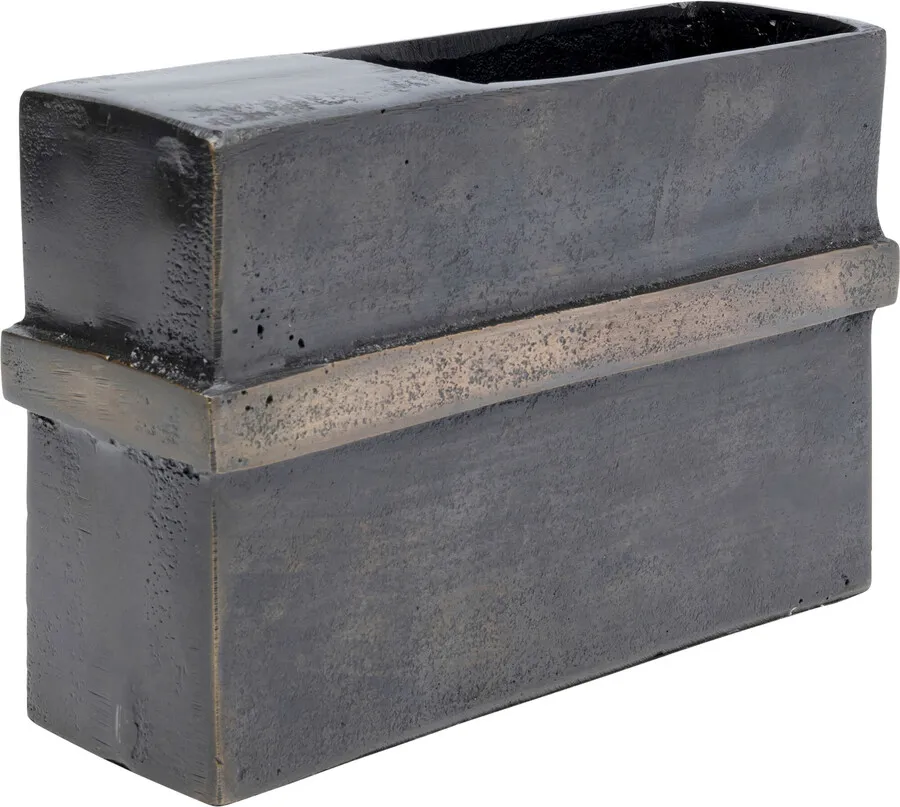 Wazon aluminiowy PARO 25 - szary