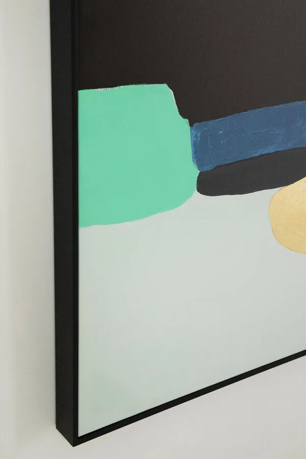 Obraz ABSTRACT SHAPES GREEN 73x143