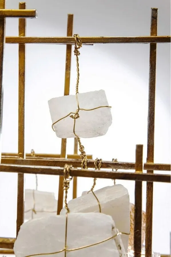 Lampa wisząca STONE MOBILE - złoty