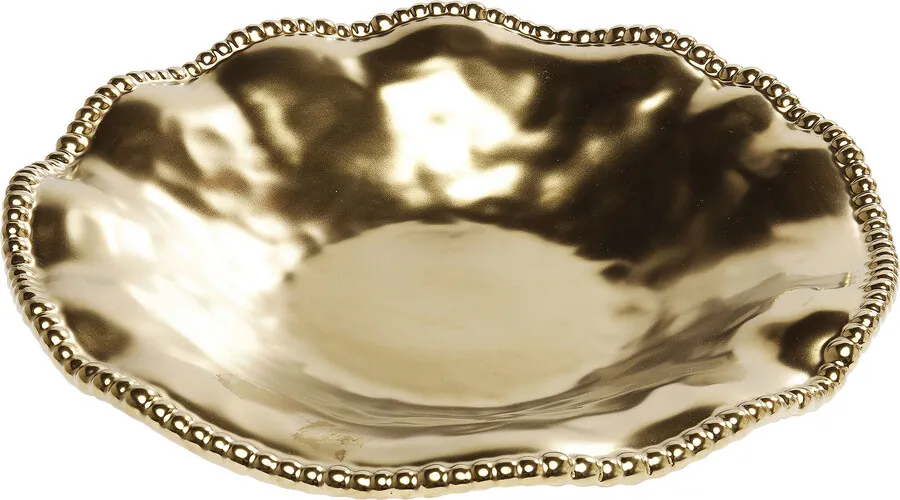 Półmisek porcelanowy BELL 36 - złoty
