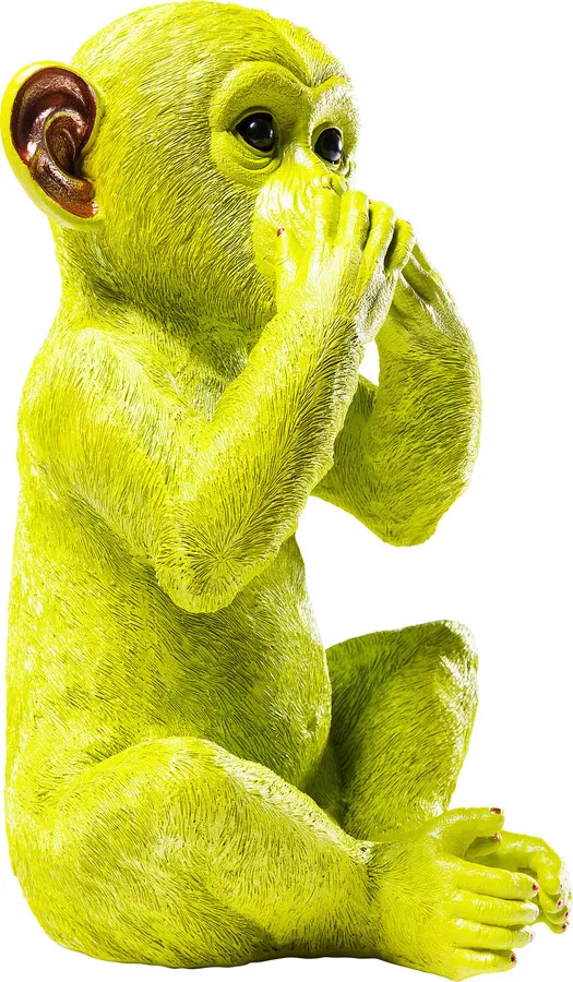Skarbonka MONKEY IWAZARU - limonkowy