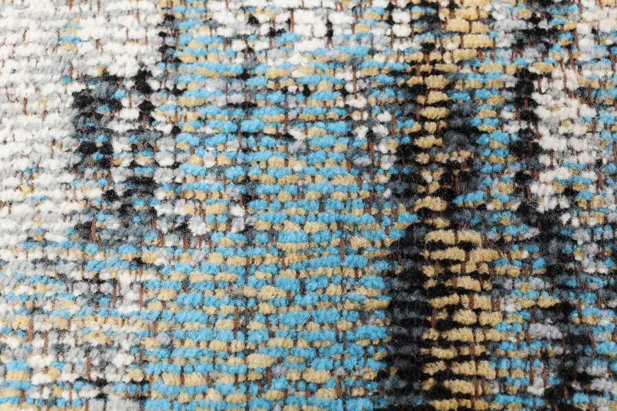 Dywan bawełniany ABSTRACT 240x170 - jasny niebieski