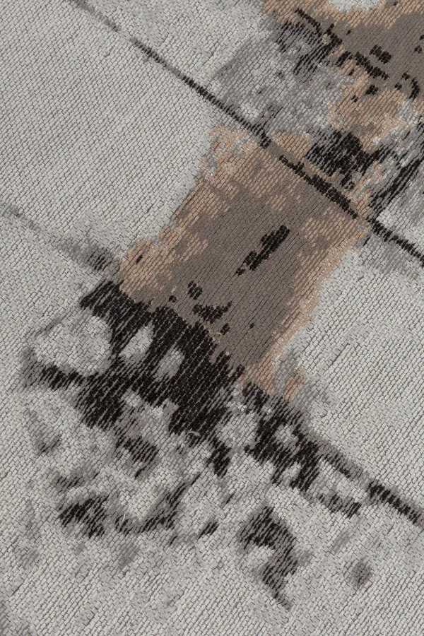 Dywan bawełniany ABSTRACT 240x170 - szary
