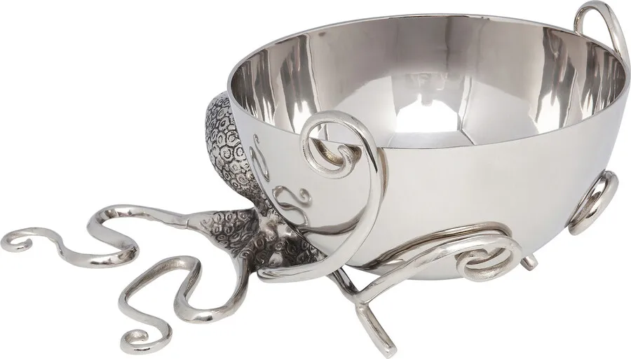 Cooler do butelek OCTOPUS 46 - srebrny