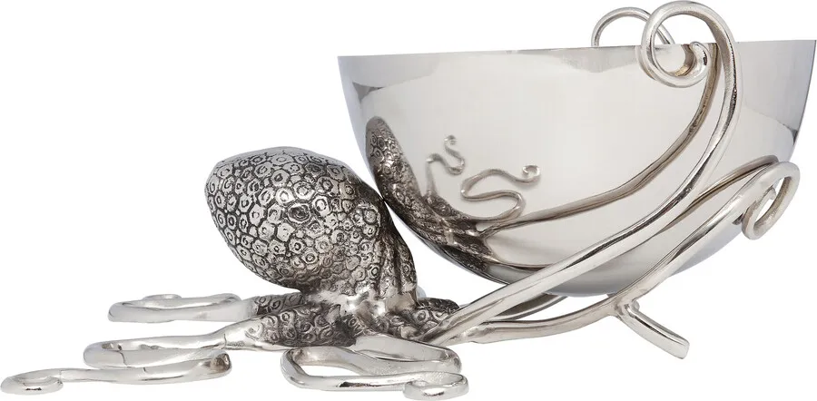 Cooler do butelek OCTOPUS 46 - srebrny