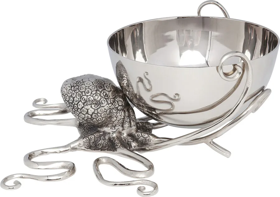 Cooler do butelek OCTOPUS 46 - srebrny