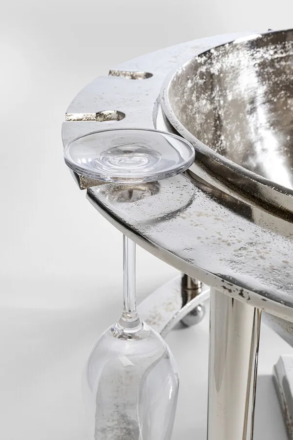 Cooler do butelek BUBBLY TIME - srebrny