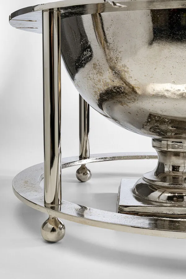 Cooler do butelek BUBBLY TIME - srebrny